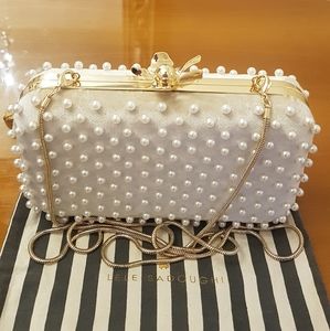 Lele Sadoughi Pearl Clutch
